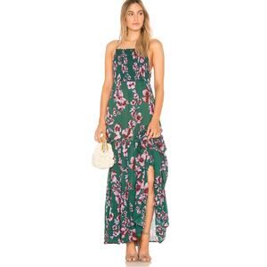 Free People Garden Party Maxi Dress Turquoise